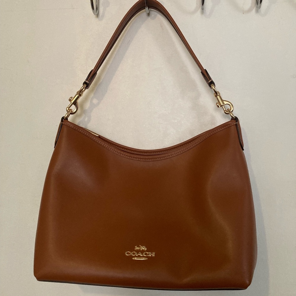 Coach Laurel Shoulder Bag Gold Tan - Picture 3 of 6